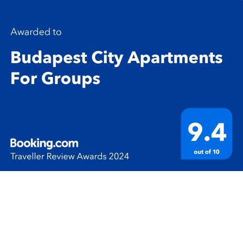 Budapest City Apartments For Groups