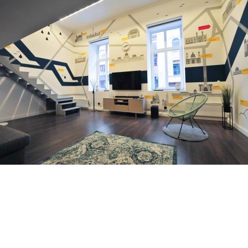 City Center Apartment with Budapest Design