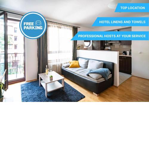 Free Parking! Soho Budapest 304, 4 ppl, AC, FAST WIFI, Smart TV