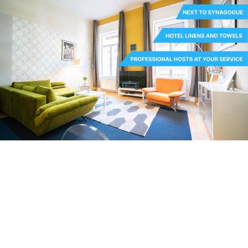 FreeParking - Great Synagogue Apartment, 2 bedroom, 5 people ,WiFi, AC