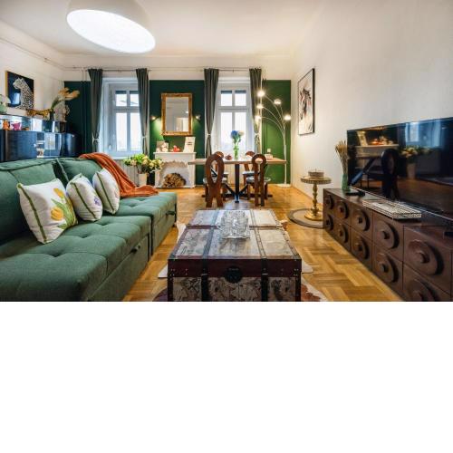 The Pearl with the Danube and Gellert Hill View