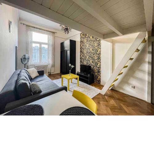 Yellow and Bright Studio Apartment